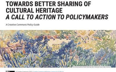 Towards better sharing of cultural heritage: A call to action to policymakers.
